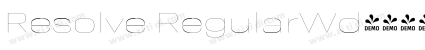 Resolve RegularWd◆字体转换 Resolve RegularWd◆字体转换